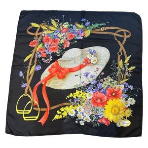 Gucci Floral Silk Scarf